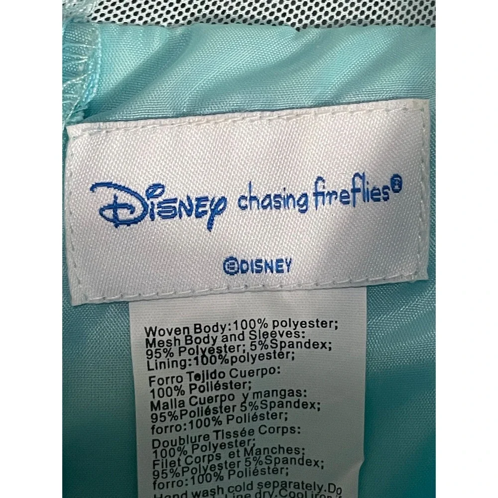 Disney Chasing Fireflies Elsa Costume Girls XL 14-16 Frozen Blue Sequin Dress